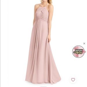 Azazie dusty rose size 6 bridesmaid gown NWT